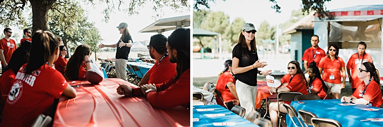 The team from HEB gets prepped for what to expect during the event ~ Austin event photographer