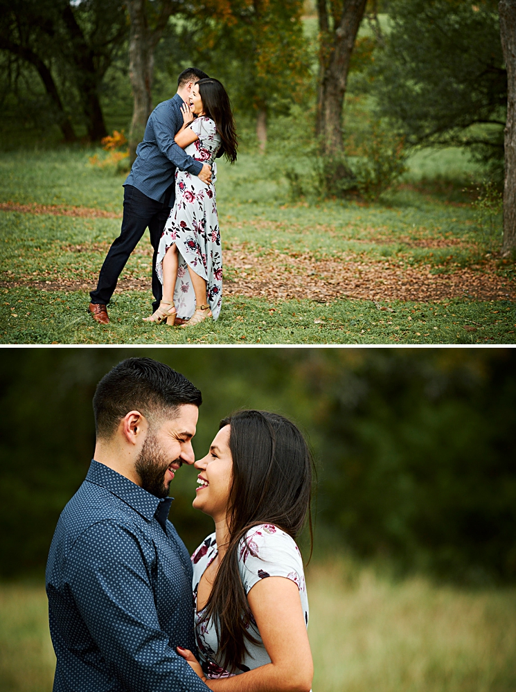 So much laughter was heard during Liz and Saul's engagement session in Austin ~ Austin wedding photographers Mercedes Morgan Photography