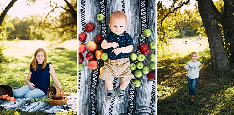 Jessica and Daniel's kids during their Austin Family outdoor photo session 