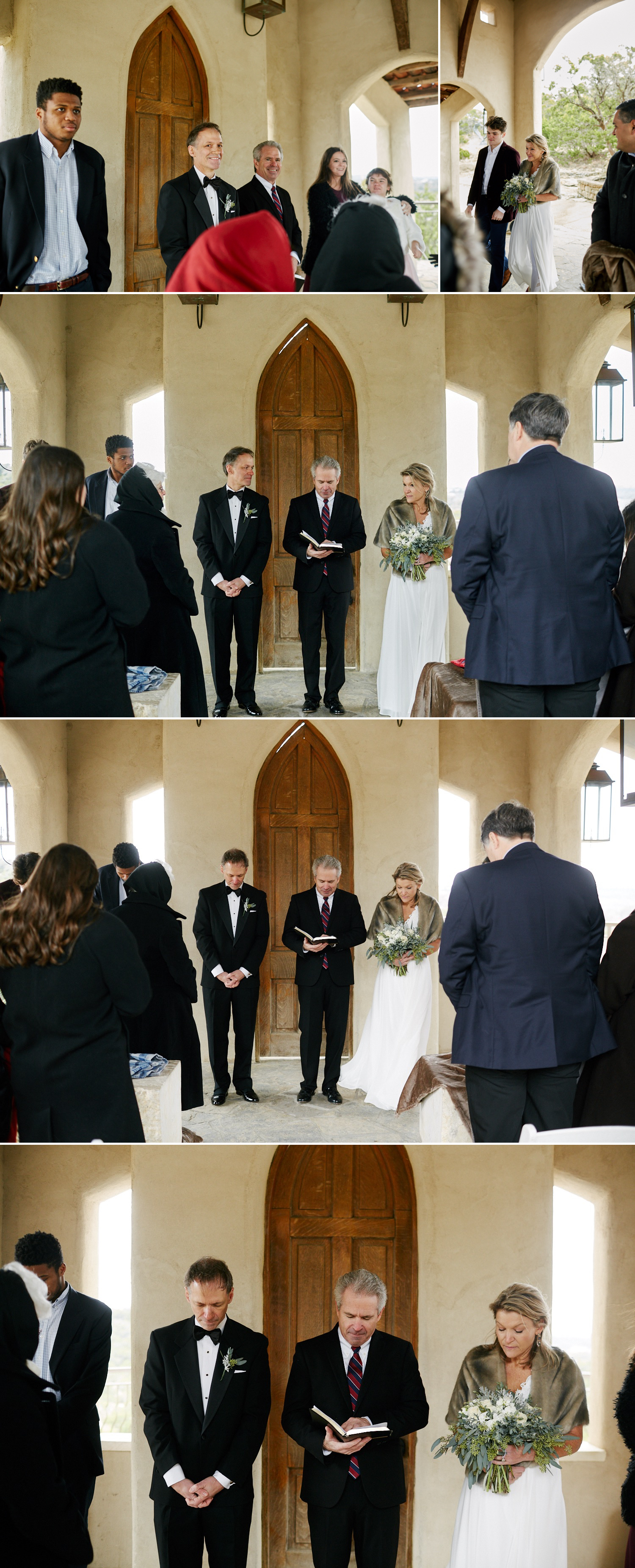 Ceremony moments from Amy and Martin's wedding at Austin's free wedding chapel | photos by Austin wedding photojournalists Mercedes Morgan Photography