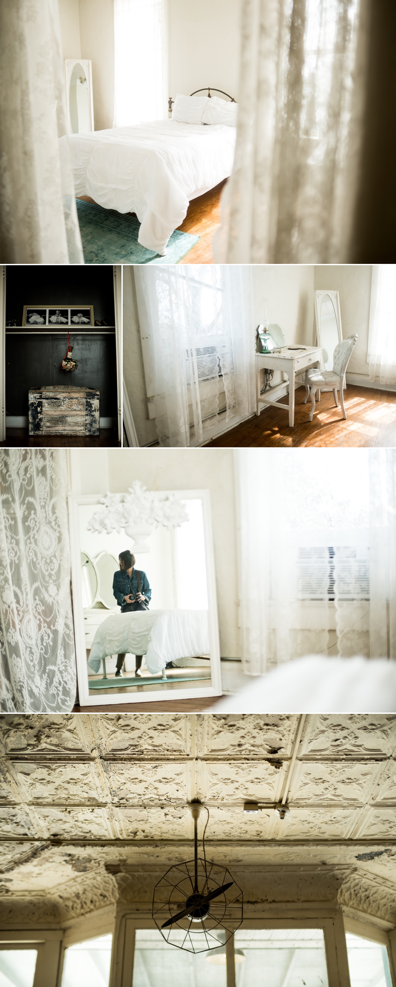 Views of the Carrington's bridal suite and details to be found there | Austin wedding photographers Mercedes Morgan Photography