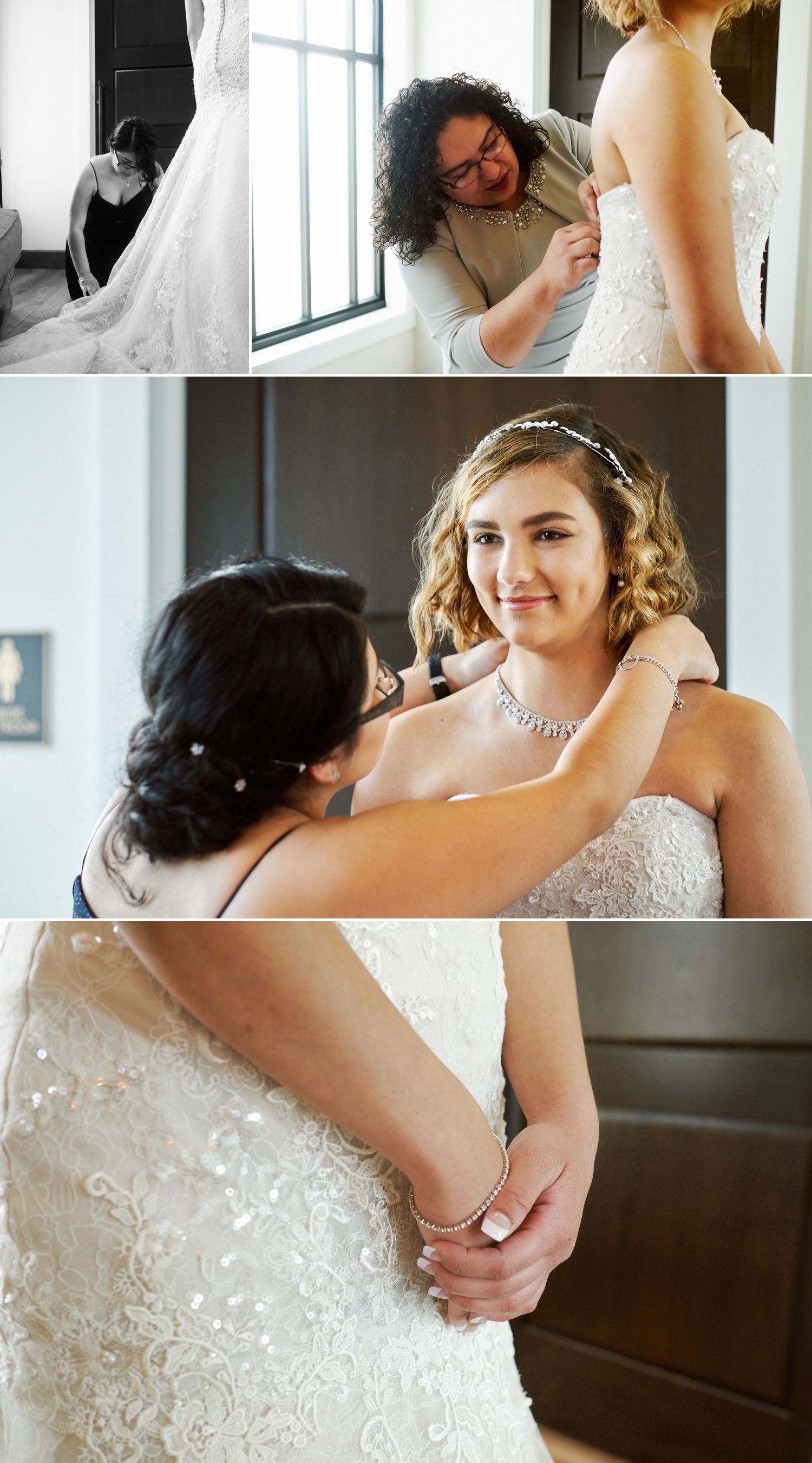 Jericca prepares for her wedding to Christian at LifeAustin Chapel's free wedding weekend | Austin wedding photographer Mercedes Morgan Photography