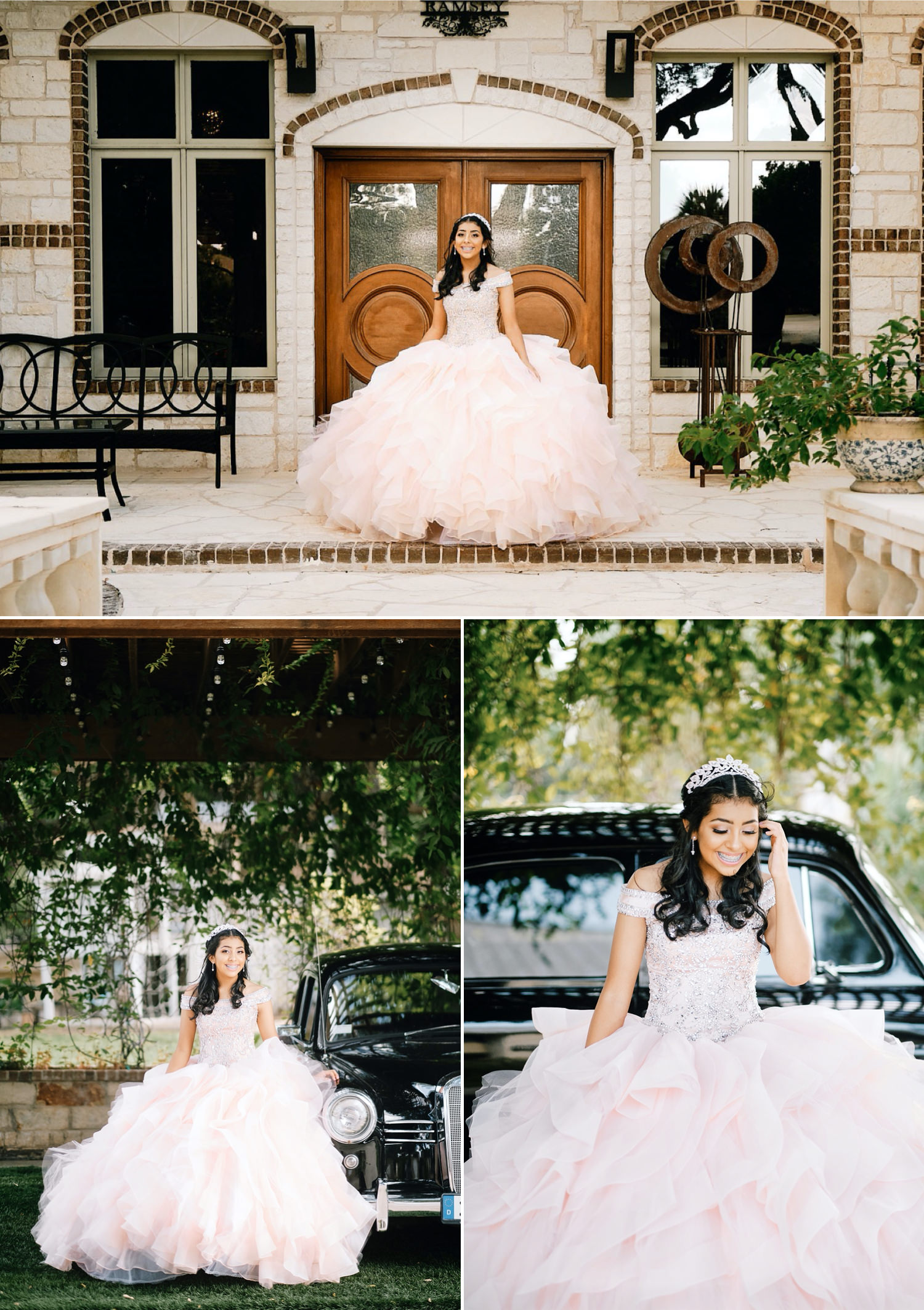 Some of our favorites from Gigi's quinceañera portrait session ~ photographed by Austin quinceañera photographer Mercedes Morgan Photography